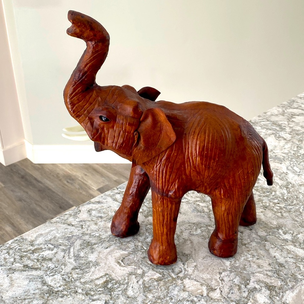 Vintage Elephant Leather Ears